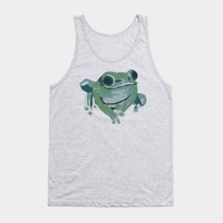 Pop Art Frog Portrait Tank Top